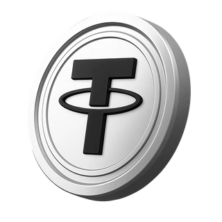 Tether USDT Coin im Abschnitt mit den Kontoinformationen